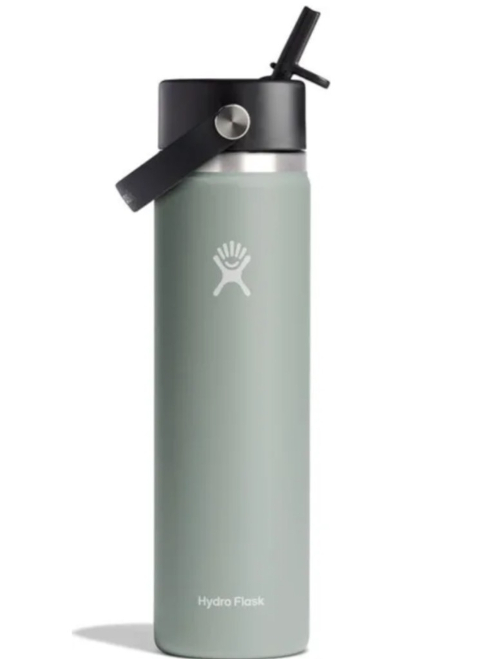 Hydro Flask Wide-Mouth Vacuum Water Bottle With Flex Straw Cap – 24 Fl. Oz.